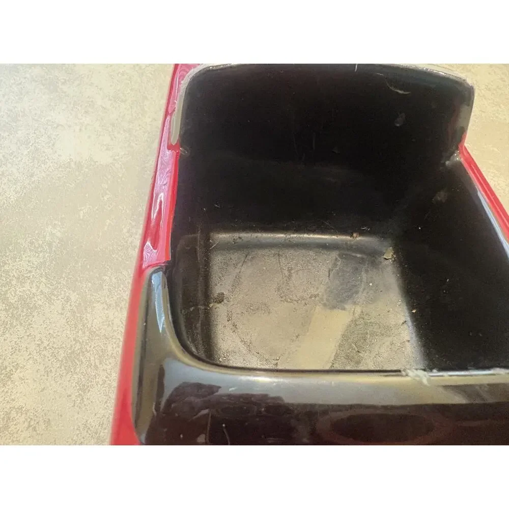 Teleflora 1965 Ford Mustang Convertible Car Red Ceramic Planter